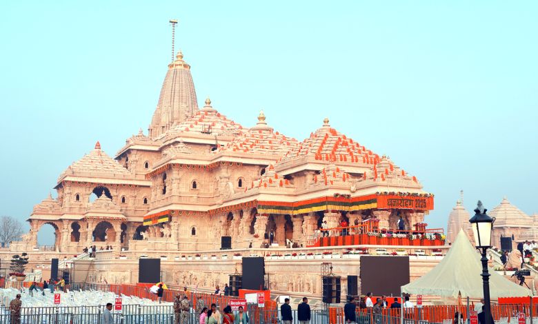 PM Narendra Modi will hoist the saffron flag Ram Mandir Shikhar