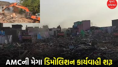 Mega demolition at Isanpur Lake in Ahmedabad