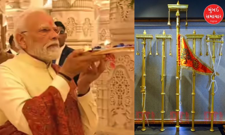 Just a few hours left for the flag hoisting of the Ram temple in Ayodhya! PM Modi had darshan of Ram Lalla in the sanctum sanctorum