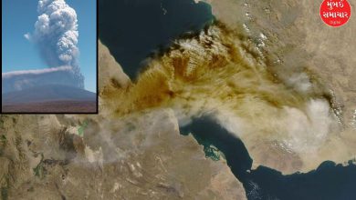 How long will the ash from Ethiopia's volcano affect India?