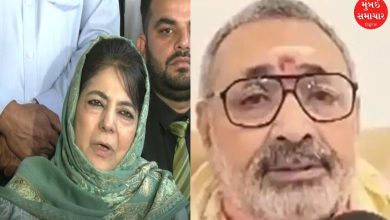 Mehbooba Mufti strong reaction to Union Minister Giriraj Singh comment on terrorists