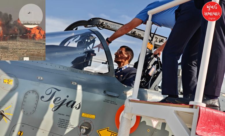 The Minister of State flew in the crashed 'Tejas' and wrote this poem...