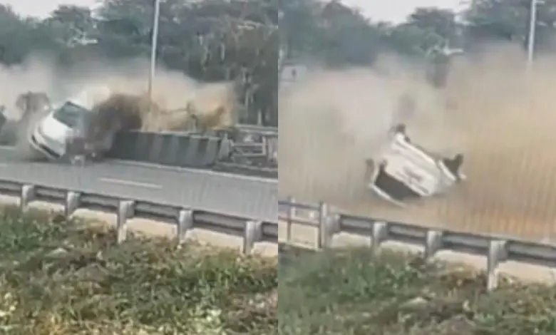 ગુજરાતમાં છેલ્લા એક વર્ષમાં માર્ગ અકસ્માતની અનેક ઘટનાઓ પ્રકાશમાં આવતી રહે છે. આ દરમિયાન ફરી એક અકસ્માતની ઘટના પ્રકાશમાં આવી છે. વિગતે વાત કરવામાં આવે તો, પાલનપુર-ડિસા હાઈવે પર એક ગોઝારો અકસ્માત થયો છે. ડ્રાઈવિંગ વખતે કરેલી નાની