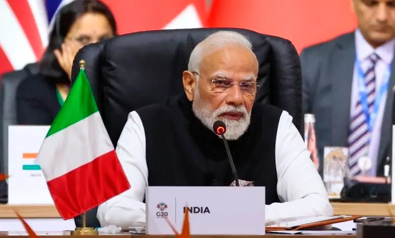 Prime Minister Narendra Modi has called for a global pact to curb the misuse of artificial intelligence (AI)