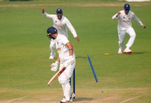 રણજી ટ્રોફીઃ ગુજરાતની મૅચનો પ્રથમ દિવસ ધોવાઈ ગયા બાદ બીજા દિવસે પડી 14 વિકેટ