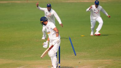 રણજી ટ્રોફીઃ ગુજરાતની મૅચનો પ્રથમ દિવસ ધોવાઈ ગયા બાદ બીજા દિવસે પડી 14 વિકેટ