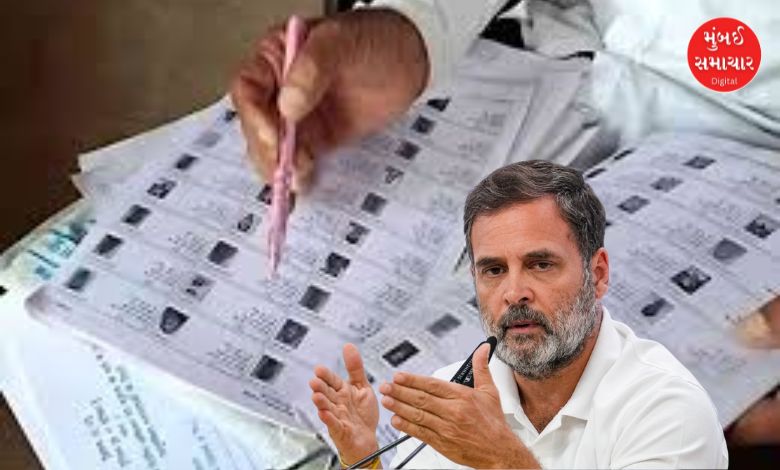 રાહુલ ગાંધી SIR વોટર લિસ્ટ રિવીઝન પર આક્ષેપ કરી રહ્યા છે