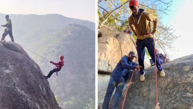 જુઓ તસવીરો: 13 રાજ્યોના NCC કેડેટ્સને મળી 'રોક ક્લાઇમ્બિંગ' ટ્રેનિંગ! જૂનાગઢ: રાજ્ય સરકારના યુવક સેવા અને સાંસ્કૃતિક પ્રવૃત્તિઓ, ગાંધીનગરના કમિશનરના ઉપક્રમે, પંડિત દીનદયાળ ઉપાધ્યાય પર્વતારોહણ તાલીમ કેન્દ્ર, જૂનાગઢ દ્વારા NCC ભાઈઓ માટે 10 દિવસીય ખડક ચઢાણ બેઝિક કોર્સનું સફળતાપૂર્વક આયોજન કરવામાં આવ્યું હતું. ૮ ગુજરાત બટાલિયન NCC દ્વારા પ્રાયોજિત આ તાલીમ શિબિર તા. ૧૮/૧૧/૨૦૨૫ થી તા. ૨૭/૧૧/૨૦૨૫ દરમિયાન જૂનાગઢ ખાતે યોજાઈ, જેમાં ભારતભરના કુલ ૧૩ રાજ્યોમાંથી ૧૦૧ જેટલા NCC કેડેટ્સે ઉત્સાહભેર તાલીમ લીધી.