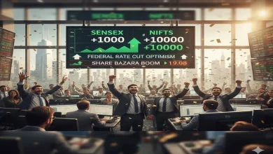 ફેડરલ રેટકટના આશાવાદથી સેન્સેક્સ અને નિફ્ટીમાં ૧૦૦૦ પોઇન્ટનો ઉછાળો, શેરબજારમાં તેજી