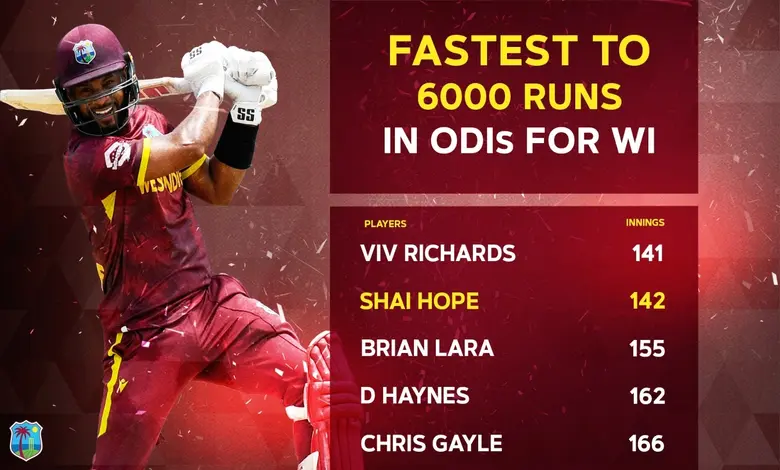 શાઇ હોપે લારાનો વર્લ્ડ રેકૉર્ડ તોડ્યો, ધોનીની બરાબરી કરીઃ રોહિત-વિરાટને પણ ઓળંગીને વિશ્વનો એવો પહેલો ખેલાડી બન્યો જેણે...