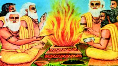 ભગવાન શિવ અને માતા પાર્વતી, દેવર્ષિ નારદ અને અસુરગુરુ શુક્રાચાર્યનું ચિત્ર