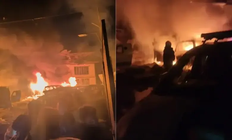 શ્રીનગરના નૌગામ પોલીસ સ્ટેશનમાં જપ્ત વિસ્ફોટક કેમિકલ્સની તપાસ દરમિયાન થયેલો વિસ્ફોટ