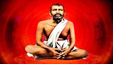 ભારતના મહાન સંત, યોગી અને વિચારક રામકૃષ્ણ પરમહંસનું ચિત્ર.