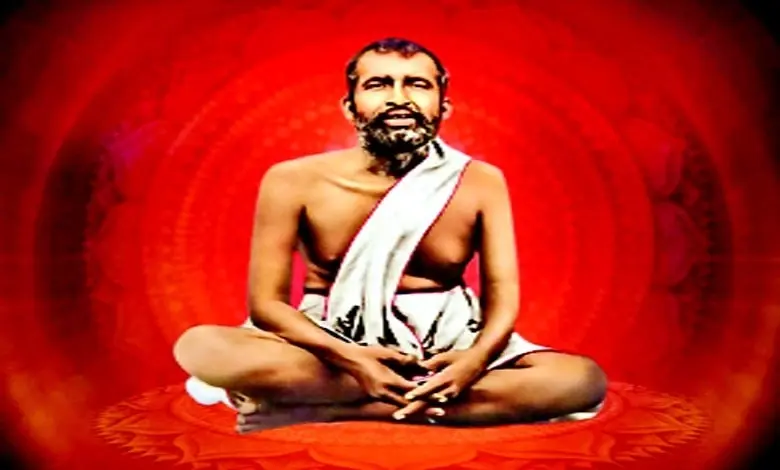 ભારતના મહાન સંત, યોગી અને વિચારક રામકૃષ્ણ પરમહંસનું ચિત્ર.