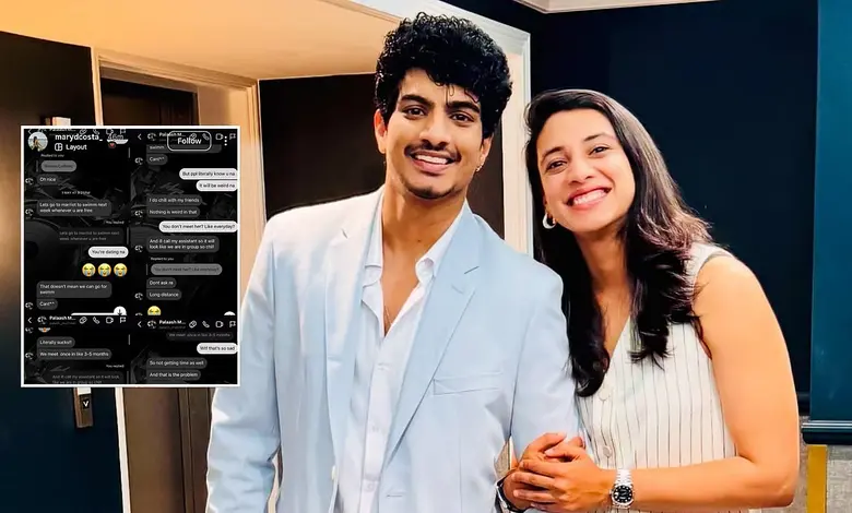 ઈન્ડિયન વુમેન્સ ક્રિકેટ ટીમની વાઈસ કેપ્ટન સ્મૃતિ મંધાના અને મ્યુઝિક કંપોઝન પલાશ મુચ્છલ 23મી નવેમ્બરના લગ્ન કરવાના હતા. લગ્નની વિધિઓ પણ શરૂ થઈ ગઈ હતી, પરંતુ અચાનક