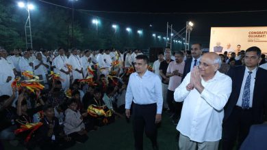 Video: હર્ષ સંઘવી ગ્લાસગોથી સીધા પહોંચ્યા ચિંતન શિબિરમાં, આ રીતે થયું સ્વાગત