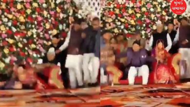 લગ્ન સમારોહમાં સ્ટેજ ધરાશાયી થયું