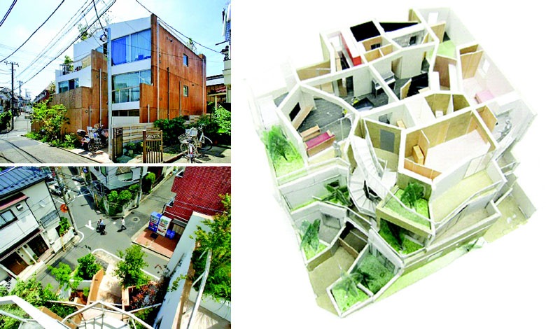 સ્થાપત્યનું વાઈ-ફાઈઃ બહાર સીધું-અંદર ખૂણા: ટોક્યોનું સામૂહિક આવાસ