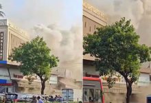 A fire broke out at Sunlight Hotel on LBS Marg in Kurla (West) on Wednesday afternoon.