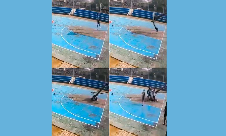 Basketball court collapses, two teenagers including national player die