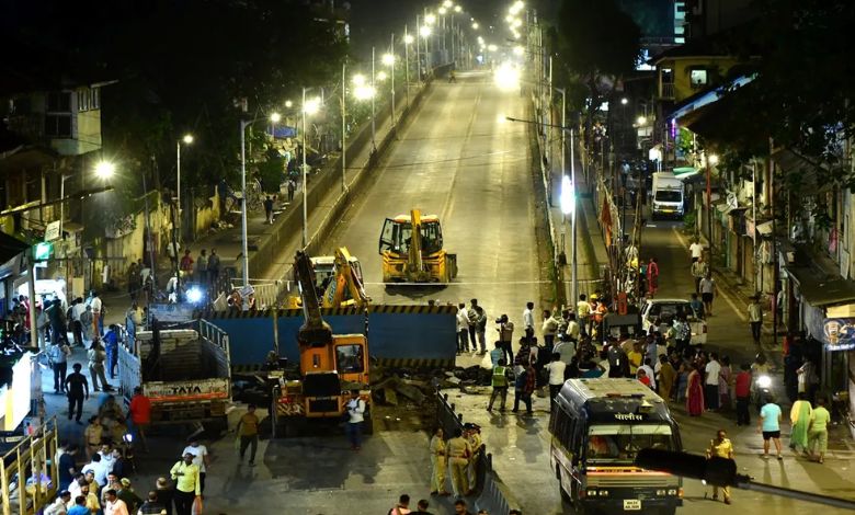 Elphinstone Bridge Demolition Begins in Mumbai