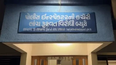 Three accused were caught red-handed by the ACB (Anti-Corruption Bureau) for demanding a ₹2 lakh bribe to reinstate a cluster coordinator in Sehore, Bhavnagar.
