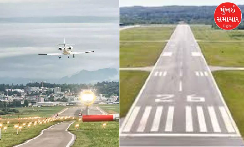 Danger! Blood stains found on the runway of Ahmedabad airport at night, big decision taken