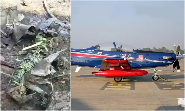 ચેન્નઈ તાંબરમ નજીક ભારતીય વાયુસેનાનું PC-7 પિલાટસ ટ્રેનર વિમાન ક્રેશ થયું, પાઇલટ સુરક્ષિત