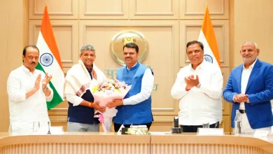 CM Fadnavis honours Smriti, Jemima and Radha Yadav with Rs 2.25 crore prize