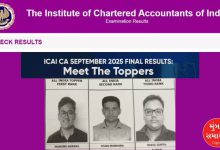 ICAI CA September Result 2025: Mukund, who topped the country, scored 100 percent out of 100