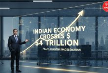 ભારતીય અર્થતંત્ર ૪ ટ્રિલ્યન ડૉલરની સપાટી પાર કરશે, CEA વી અનંથા નાગેશ્વરન