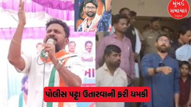 After Jignesh Mevani, Anant Patel also threatened to remove the police belt.