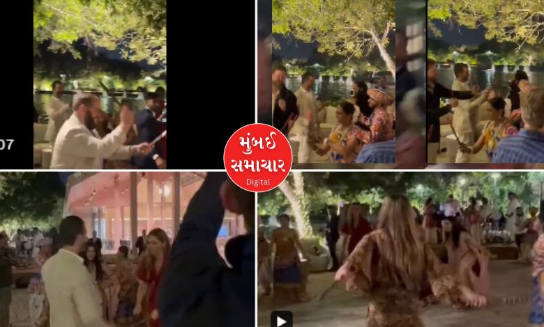 Video: Donald Trump Jr. was imbued with the colors of Gujarati culture: Enjoyed Garba fun with Ambani in Jamnagar!