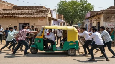 જૂનાગઢના ટીનમસ ગામે રિક્ષા રોકવા મામલે બે જૂથો વચ્ચે થયેલી મારામારી