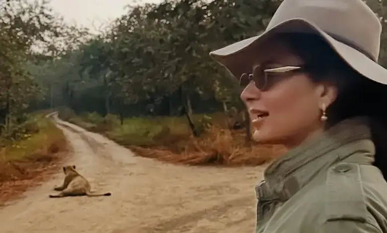 Know with whom actress Kangana Ranaut visited Sasan Gir