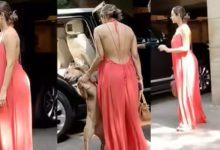 50 વર્ષની એક્ટ્રેસે રેડ શોર્ટ શિમરી ડ્રેસમાં રેમ્પ પર કર્યું વોક, વીડિયો થયો વાઈરલ...