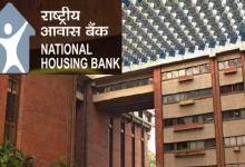 A symbolic financial document and cooperative housing illustration representing NHB's refusal to provide refinance for self-redevelopment projects.