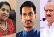 Anjali Damania addressing media on Partha Pawar land deal controversy