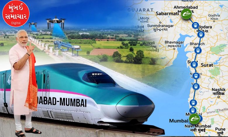 PM Modi will visit Antroli station to review Mumbai-Ahmedabad bullet train project