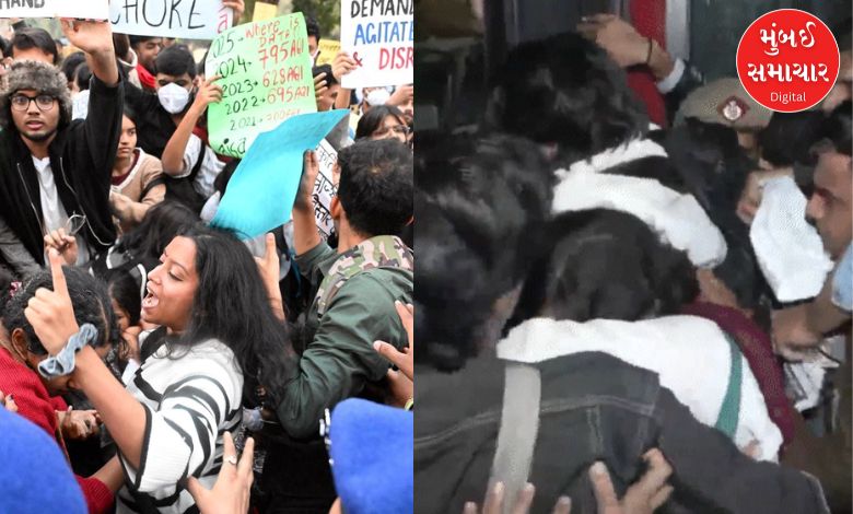 Citizens protest fiercely against air pollution in Delhi, several people detained