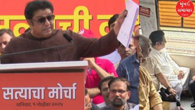 મુંબઈમાં 'સત્યાચા મોરચા', રાજ ઠાકરે, ઉદ્ધવ ઠાકરે અને શરદ પવાર, મતદાર યાદીમાં ગડબડીનો આરોપ