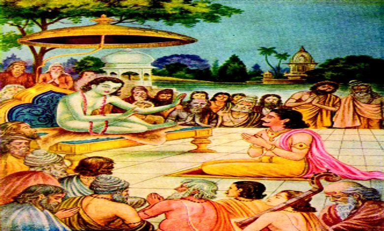 Supernatural vision: Beta Shukdev! Maharaj Janak is the crown of the wise.