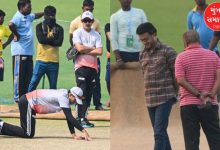 Captain Gill and coach are very unhappy with the pitch at Eden Gardens! Ganguly came to investigate, know what is the reason