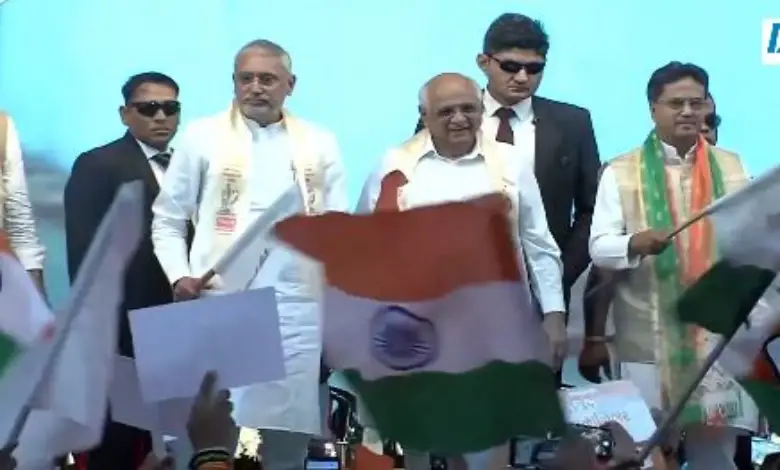 Gujarat Unity Padyatra from Karamsad to Kevadiya begins in virtual presence of PM Modi