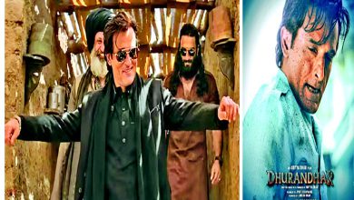 અક્ષય ખન્ના નેગેટિવ પાત્રમાં ચમકતો, તેના ચહેરા પર ભાવનાત્મક અભિવ્યક્તિ સાથેનો પોર્ટ્રેટ.