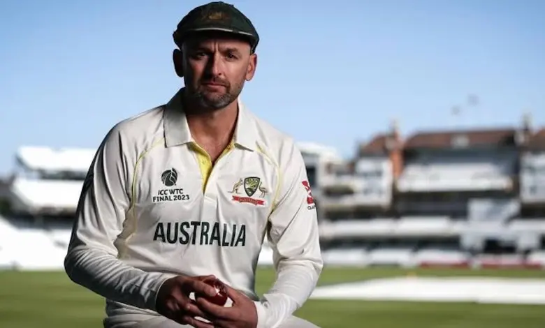 ઍશિઝ ટેસ્ટમાં વિકેટ લીધા બાદ નેથન લાયન અને પૅટ કમિન્સની ઉજવણી