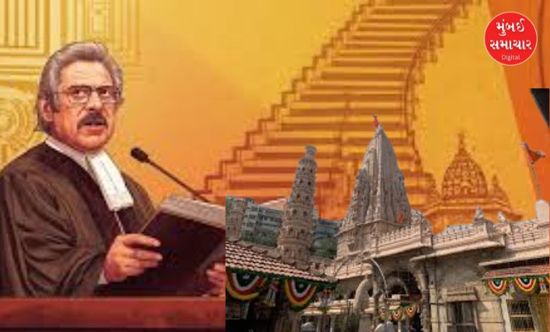 મુંબઈના બાબુલનાથ મંદિરનો ફોટો, જેની જમીન લીઝ 30 વર્ષ માટે માત્ર એક રૂપિયા વાર્ષિક ભાડે લંબાવવામાં આવી છે.