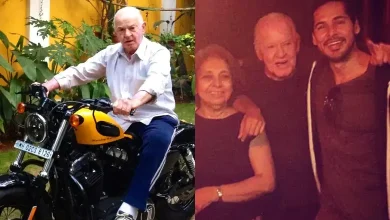 ડીનો મોરિયા તેના પિતા રોની મોરિયા સાથેની યાદગાર તસવીરમાં.