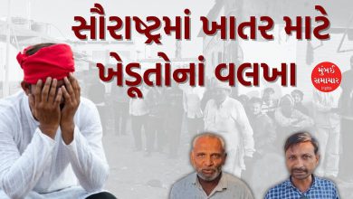સૌરાષ્ટ્રમાં ખાતરનો કકળાટ, ગીર ગઢડામાં લાગી લાઈન, જુઓ વીડિયો