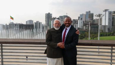 Grand welcome for PM Narendra Modi in Ethiopia